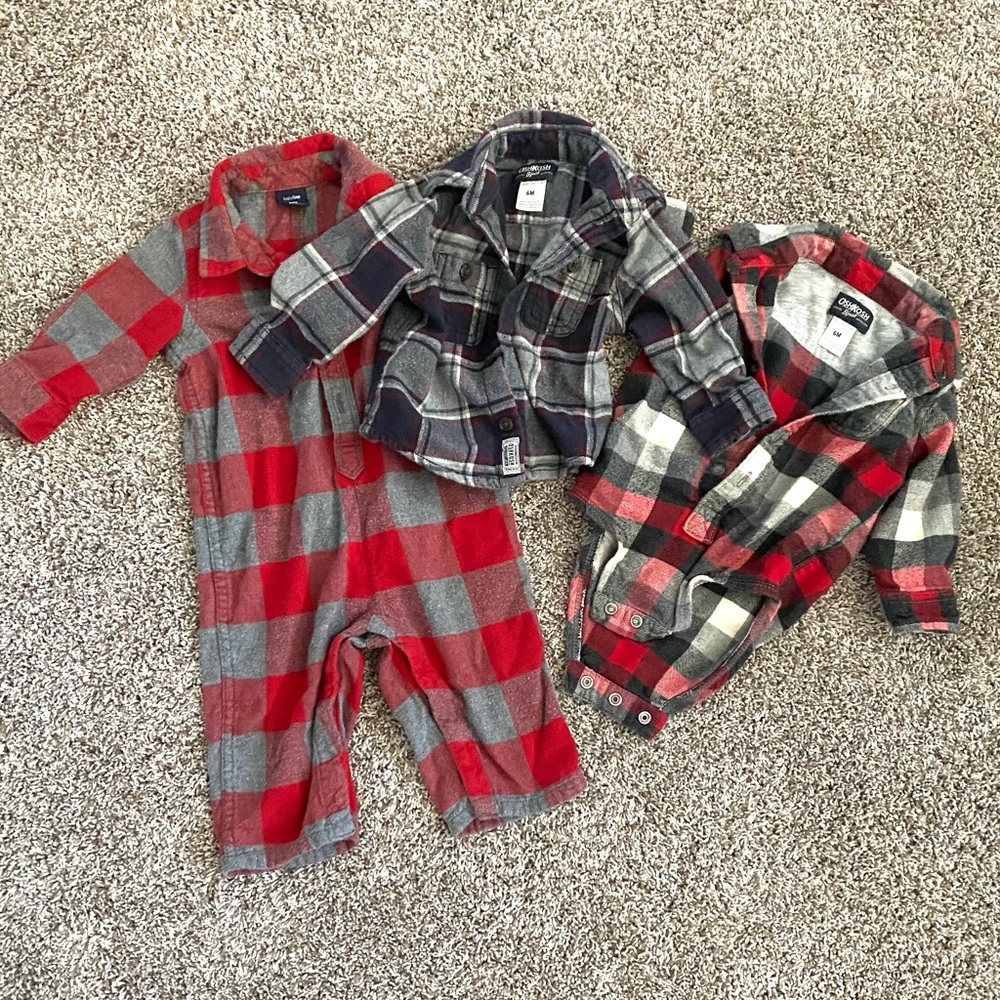 Baby holiday flannel bundle